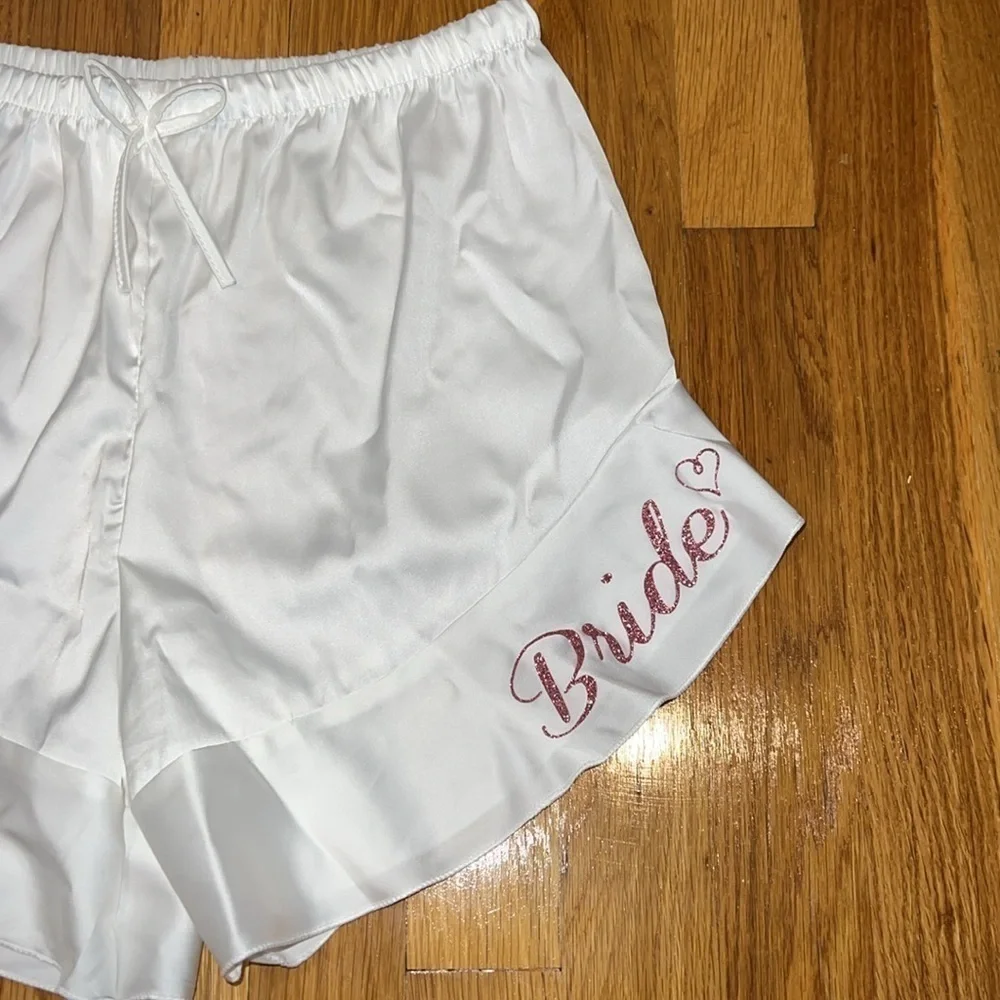 Women’s Bride Pajamas Shorts - Picture 3 of 8
